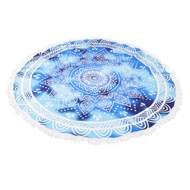 Kisangel Microfiber Round Tassel Beach Towel (cyj14) Adults Beach Towel Large Beach Towels Comfortable Beach Towel Bath Towel Pool Towels Oversized Fiber Travel