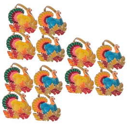 LIFKOME 12pcs Maple Leaf Napkin for Thanksgiving Table Decor Creative Turkey Napkin Holders Elegant Serviette for Weddings Special Events Stylish Table Setting