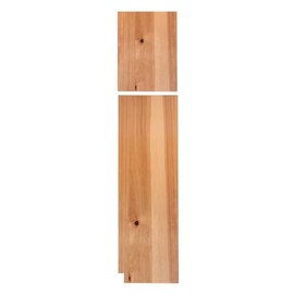 Quicklock RTA (Ready-to-Assemble) | Base Kitchen Cabinets - Shaker Style | Made in America | Soft Close Hardware (Rustic Hickory, .25"X23.25"X84" Right End Panel)