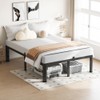 18 Inch King Size Bed Frame, 3500Lbs Heavy Duty Metal