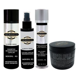 The Shaving Kit Completo Noxidil Piezas Crecimiento Barba Cabello