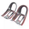 carmotion88 Black Car Tail Light Cover Rear Light Protector Trim