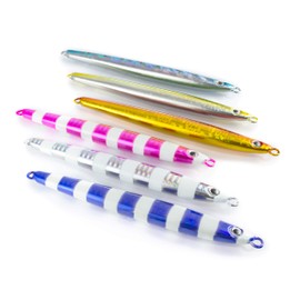 Orurdo qb100162a99n0 Cylindrical Rod Shape Fall-Shaped Metal Jig (Slow Jig) 3.2 oz (90 g) 6 Color Set