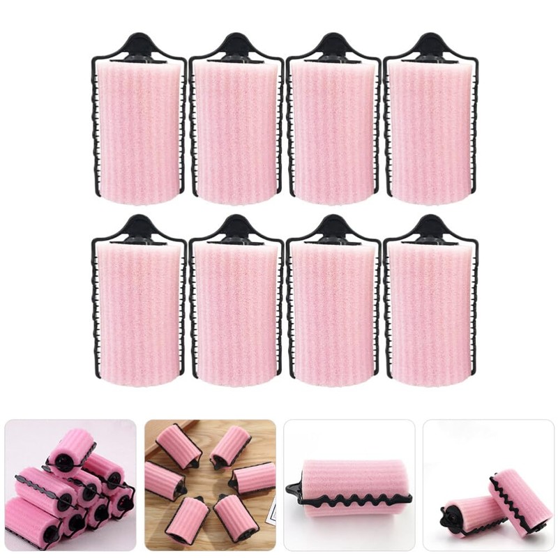BESTOYARD Hair Curler, Sponge, Hand Winding Curler, 8-Piece Set, Hair