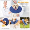 Dog Recovery Collar,Dog Soft Cone Collar Alternative After Surgery,Adjustable,Breathable E
