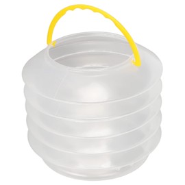 Collapsible Brush Washer Clear Reusable Watercolor Painting Bucket Watercolour Pot Collapsible with Sponge for Watercolor Acrylic Oil Painting