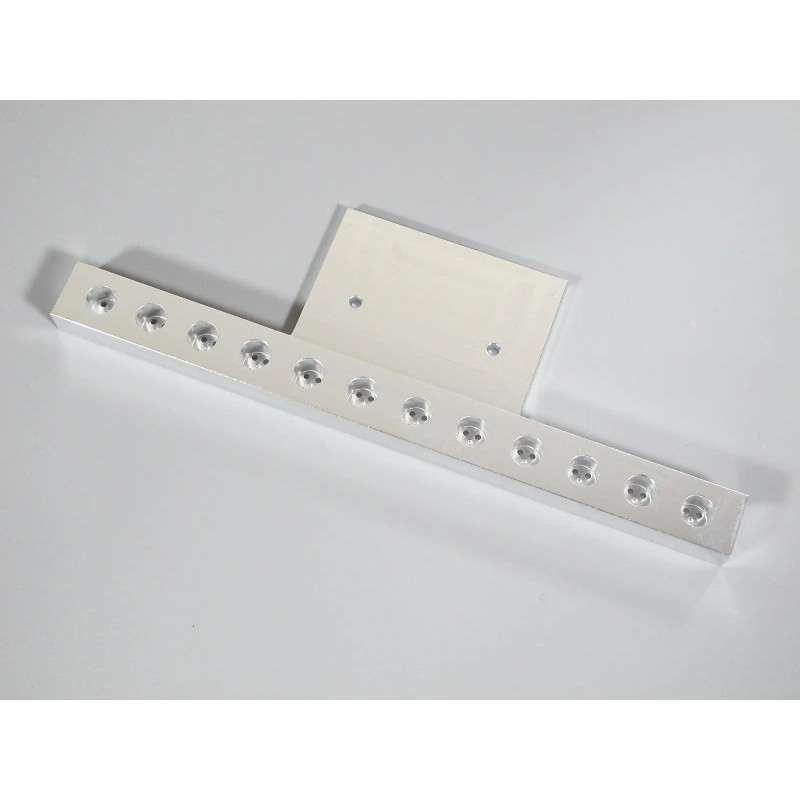 Tamiya Rear Aluminium Bumper with drilled holes Tamiya RC 1/14