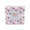 Holly Jolly Vibes Christmas Winter Sheet Set (Candycane Bows, Twin)