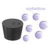 sourcing map Rubber Tapered Plug 27mm to 34mm Solid Test