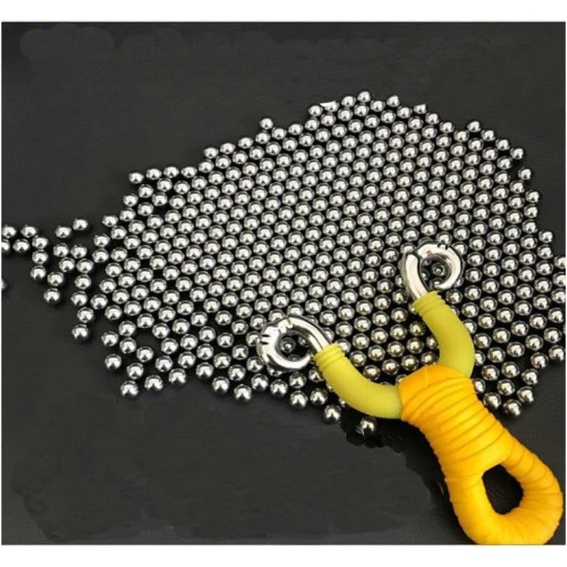 Comidox 400PCS 6mm Steel Balls for Slingshots Marbles Ball Beads