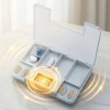 Dietary Supplement, taimeo alram Pill Case Portable Mini yak Storage