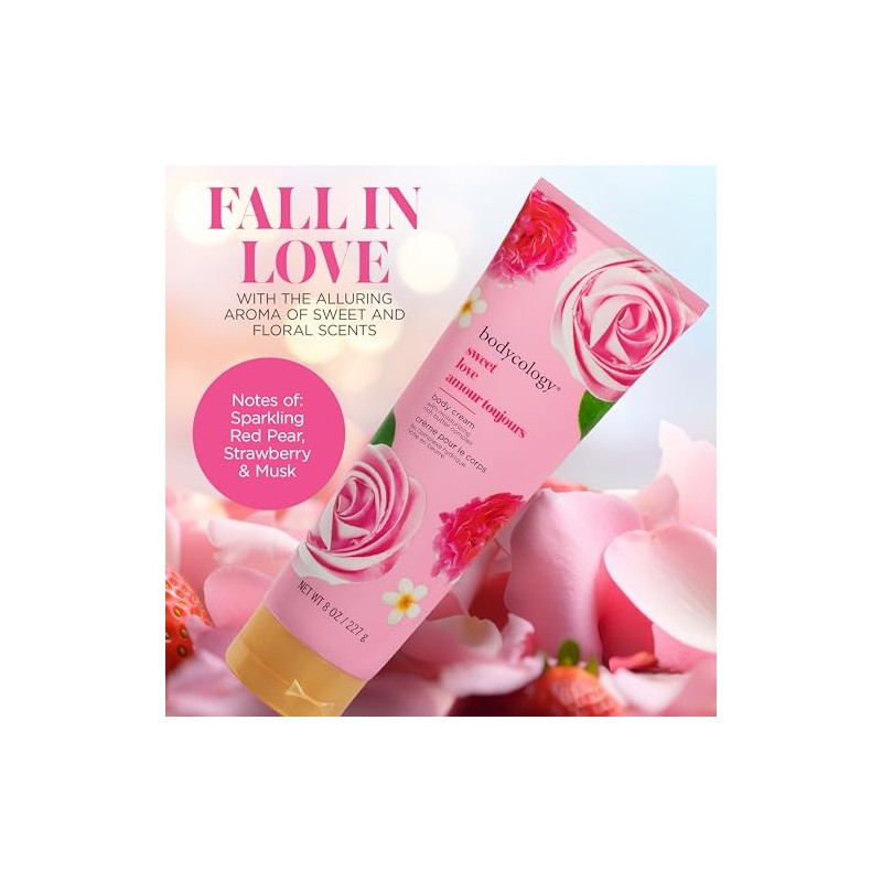 Bodycology Crema Corporal de Karité, Sweet Love, 8 oz