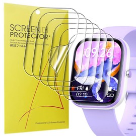 Blueshaweu Schutzfolie Kompatibel für Slothcloud Kinder Smartwatch 1.4" H97, HD klar Flexible TPU Displayschutzfolie [6 Stück] für Slothcloud H97 Smartwatch (transparent)