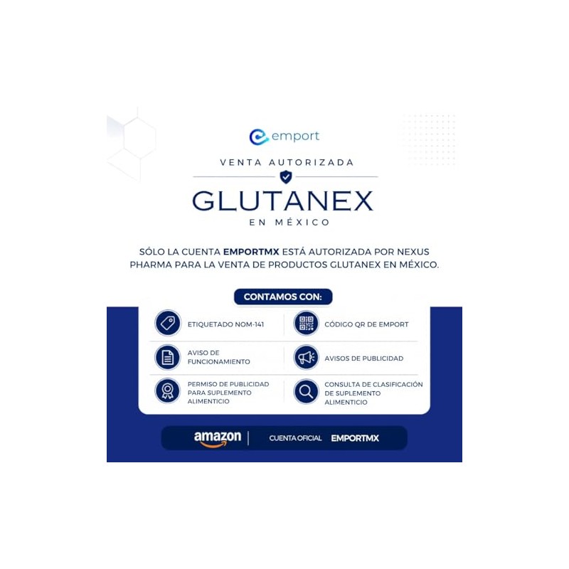 Glutanex Tab Tabletas Glutatión Gsh Alérgenos Ingredientes Relleno Suplemento Alimenticio