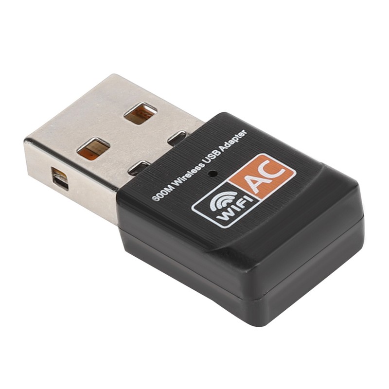 Dual Band 802.11AC 600M Wireless Network Card USB WiFi Adapter
