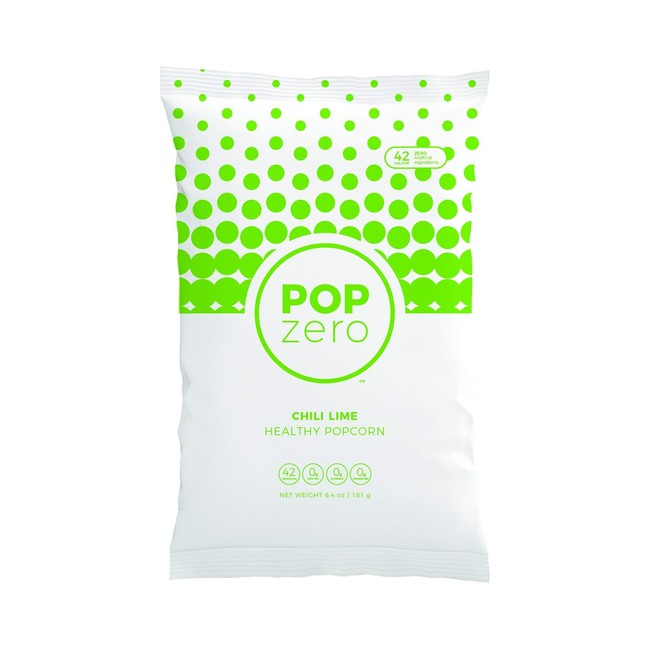 Pop Zero Chili Lime Healthy Popcorn - Large bags (9 count)