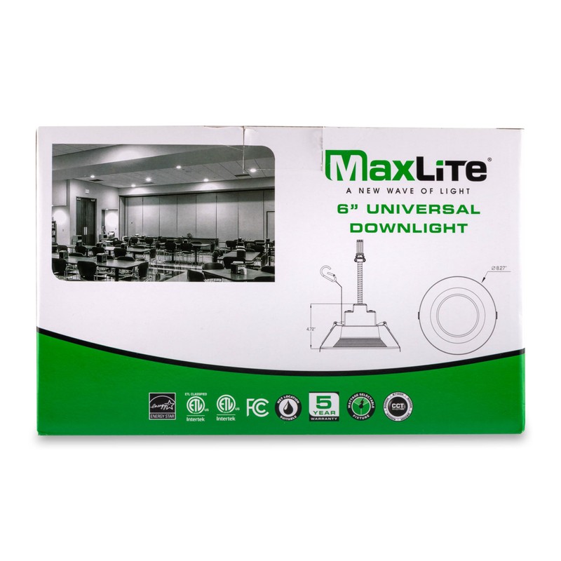 Maxlite RCF6T10WCS Universal Downlight 6 Inch LED Recessed Light -