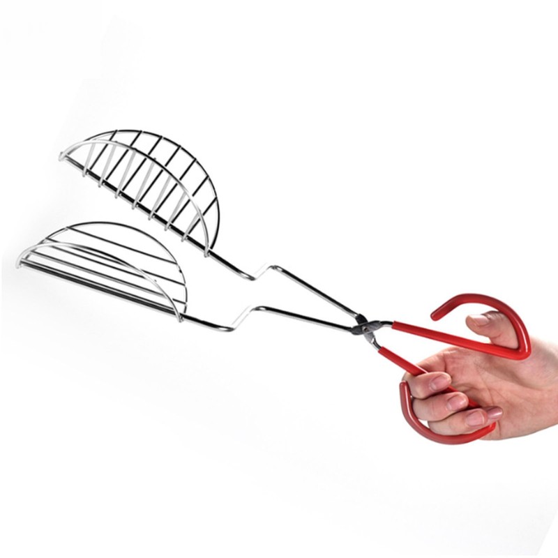 Taco Shell Tong with Long Handle Stainless Steel Taco Press