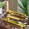 Bwintech 1 Set Pvd Gold UPVC Door Handle Set Stainless