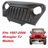 BST BSSP Matte Black Front Gladiator Grille W/Mesh Replacement For