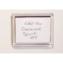 REFRIGERATOR MAGNET CARNIVAL SPIRIT #4 CRUISE SHIP - 3.5”x 3”
