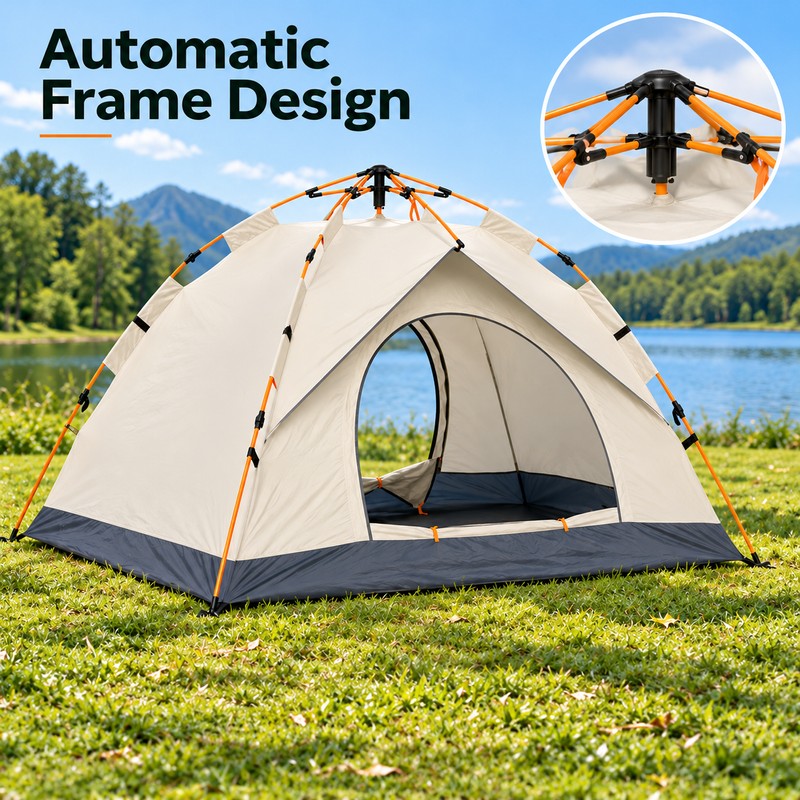 Automatic Pop-Up Camping Tent for Family Outdoor Trips – Quick