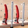 Ratcheting Table Clamp 2.36-6.3in Stable Clamping with 0.53 X 0.26in