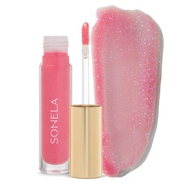 SONELA Your Best Self Peptide Hydrating Lip Gloss - Pink - CEO Goals