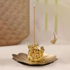 Incense Stand, Dragon, 1 Set, Stylish, Ash-proof, Gold, Japanese Style,