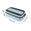 304 Stainless Steel Bento Box Adult Lunch Box Single Layer