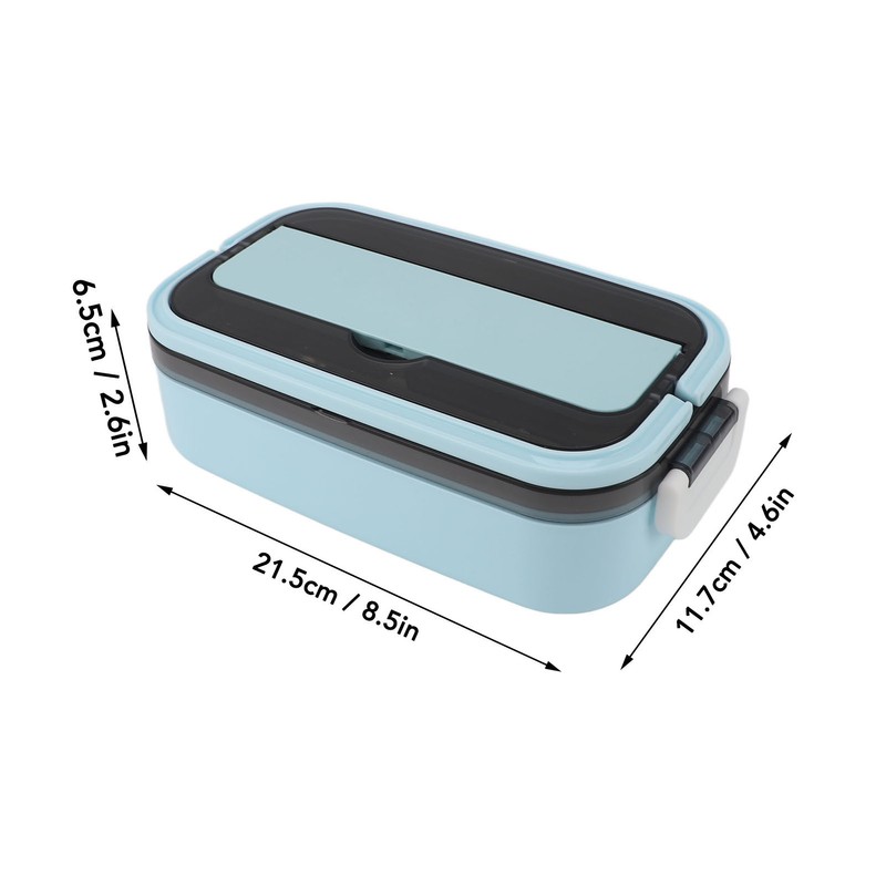 304 Stainless Steel Bento Box Adult Lunch Box Single Layer