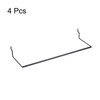 sourcing map 4pcs Pegboard Paper Towel Holder 11" Metal Peg