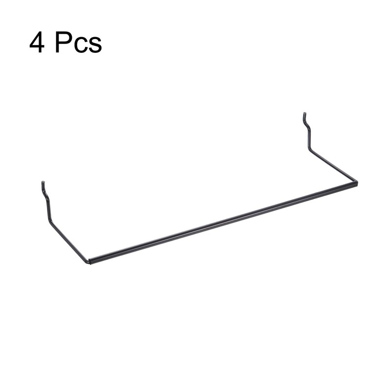 sourcing map 4pcs Pegboard Paper Towel Holder 11" Metal Peg