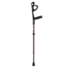 Ziggy Open Cuff Adjustable Crutch - Black Floral