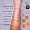 Giselle Cosmetics Golden Tan Eyeshadow Palette - Talc Free, Natural