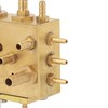 15 Holes Dental Cabinet Integrated Air Water Chassis Valve Copper