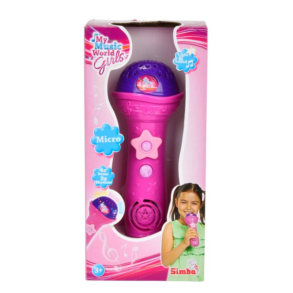 Simba 106831464 "My Music World girls Shining Microphone