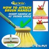 STAR BRITE Deluxe Stiff Heavy Duty 8" Brush Head W/Bumper