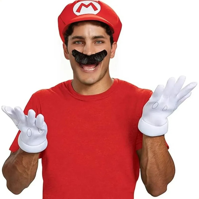 Disfraz Infantil De Fontaneros Tipo Mario Y Luigi Con Gorra