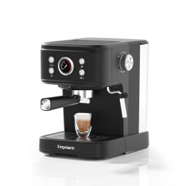 Empstorm Easy to Clean New Color Expresso Coffee Maker Electric Professional Capsule Coffee Machine for Home Useplug type: US, color: Black