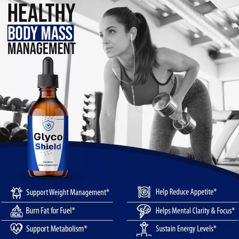 Glyco Shield All Natural Supplement, Max Strength , GlycoShield Drops