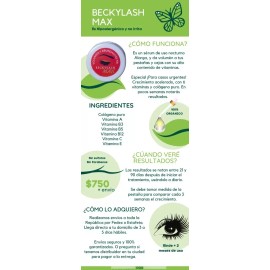 Beckylash Tratamiento Alargador Para Pestañas Y Cejas Beckylash
