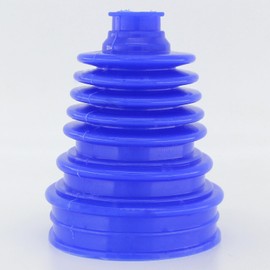 Universal CV Boot Installation Mount Cone Tool CV Boot Joint Kit For Fitting Universal Stretch CV Shaft Replacement (1X Blue Shaft+2 Clamps)