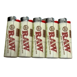 Raw Bic Lighters Organic Style 5 Pack + RSV Scoop Card