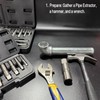 Pipe Extractor Set, 9-Piece Heavy Duty Steel Broken Pipe Extractors
