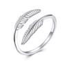 Fox Women's Ring 925 Sterling Genuine Silver Ring Finger Adjustable