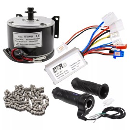 Unite 24V 250W Brush Electric Motor Controller Throttle Go Kart Scooter EBike ATV Quad