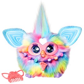 Furby (Colour Mix), 15 Fashion Accessories, Interactive Plush Toy for Girls and Boys from 6 Years, Voice Activated, Animatronic, German Version