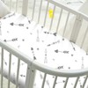 JMITHA Baby Mattress Protector, Fitted Sheets, Set of 3 Fitted