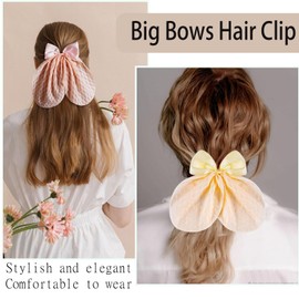 3PCS Bows Hair Clip for Women Clips Cute duck beak clip Ponytail Holder for Women and Girls Hair Accessories